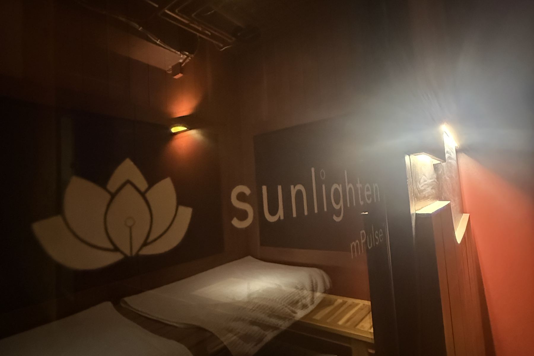 Inside the Sunlighten mPulse infrared sauna